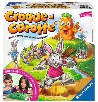 Croque carotte, un jeu d'ambiance pour les enfants dès 4 ans.
